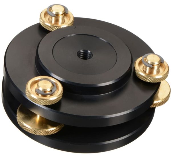 NY MANFROTTO 338 Nivileringsplatta / Levelling Base 3/8 Hona - 3/8 Hane