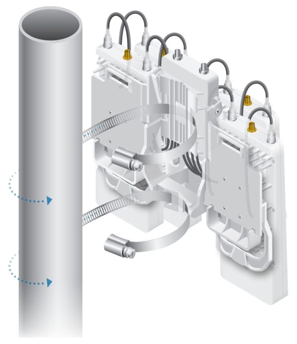Ubiquiti Networks AF-MPX4 5 GHz airFiber X PtP 1000 Mbit/s Bridge/Repeater